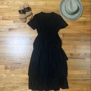 Back Ruffle Skirt Dress